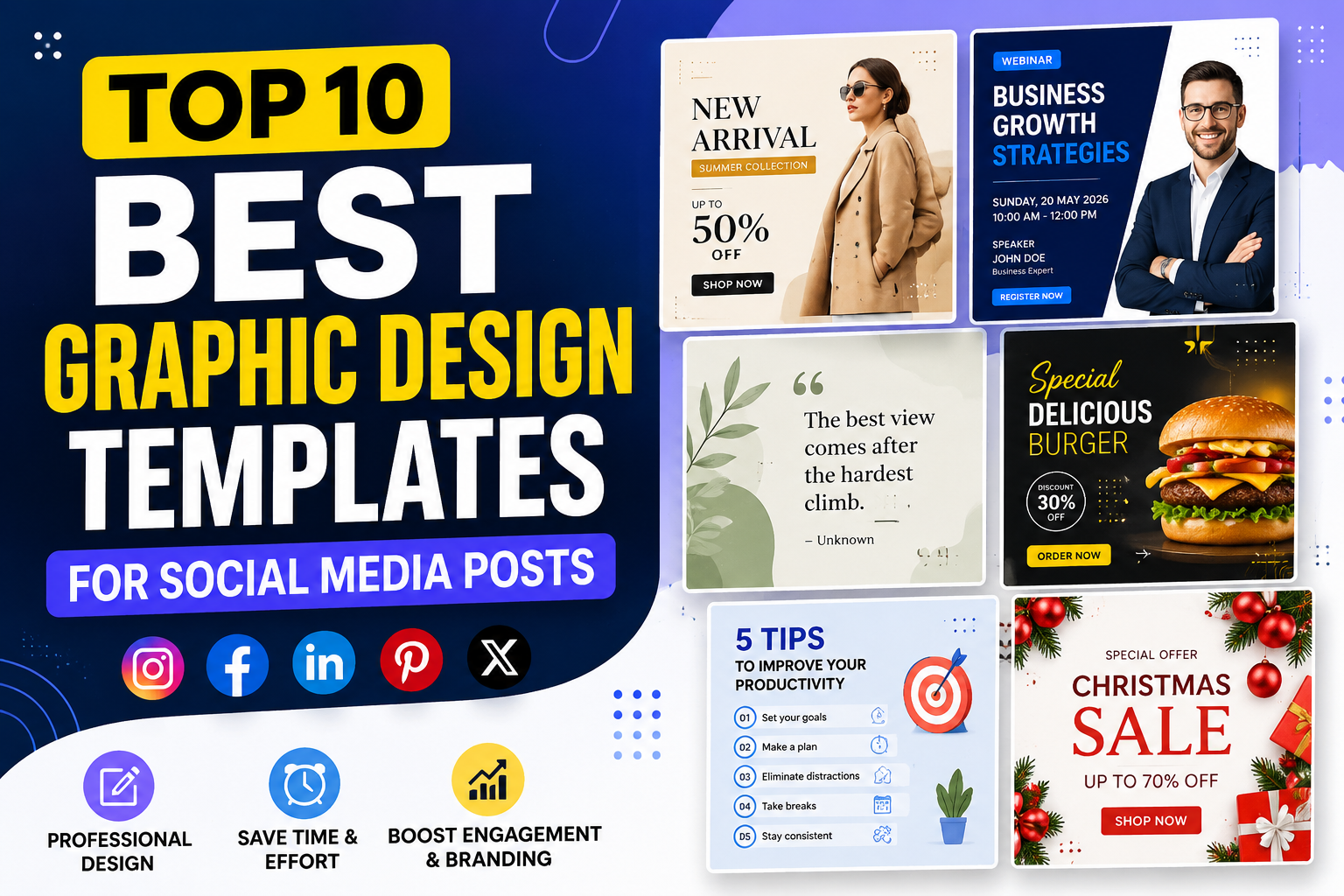 Top 10 Best Graphic Design Templates for Social Media Posts in 2026