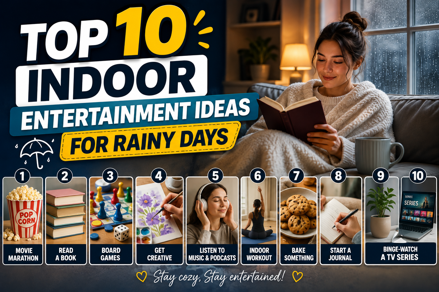 Top 10 Indoor Entertainment Ideas for Rainy Days