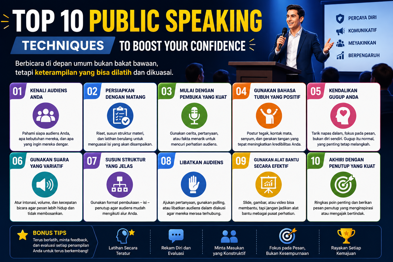 Top 10 Public Speaking Techniques to Boost Your Confidence
