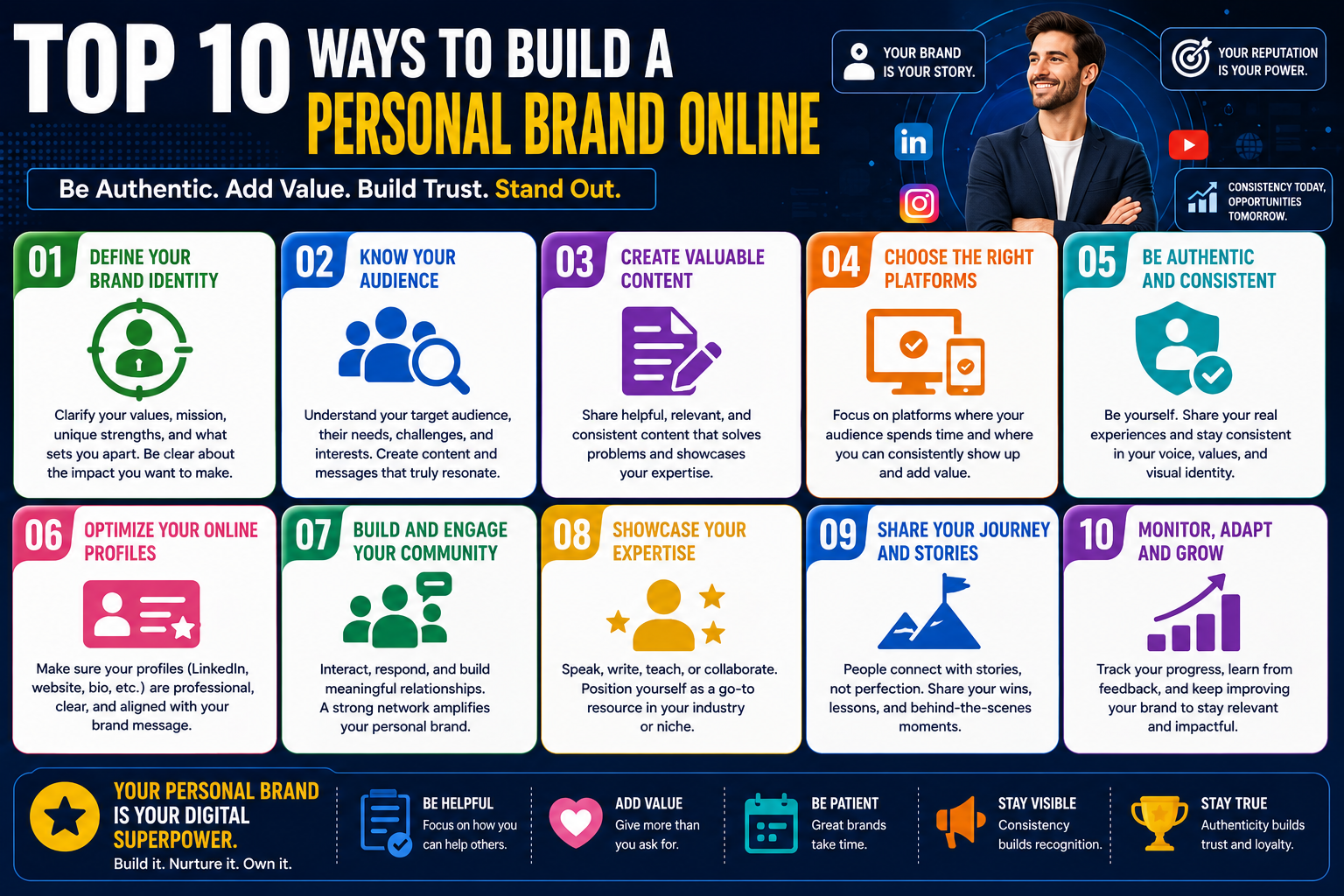 Top 10 Ways to Build a Powerful Personal Brand Online