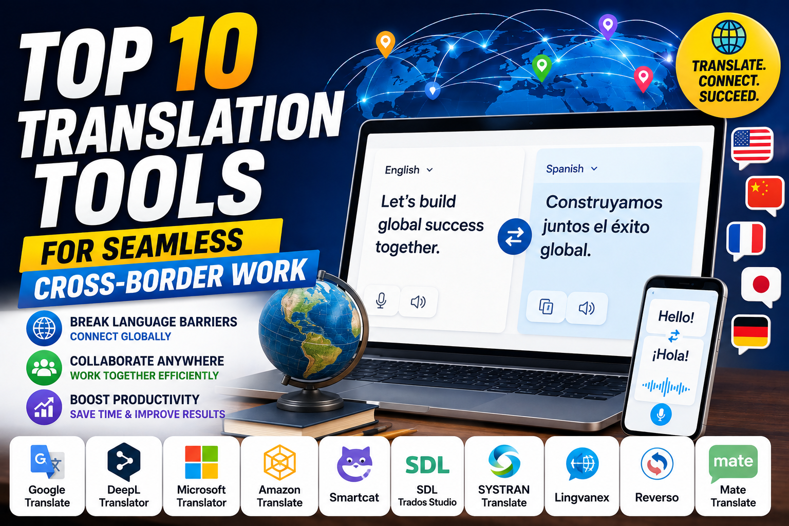 Top 10 Translation Tools for Seamless Cross-Border Work