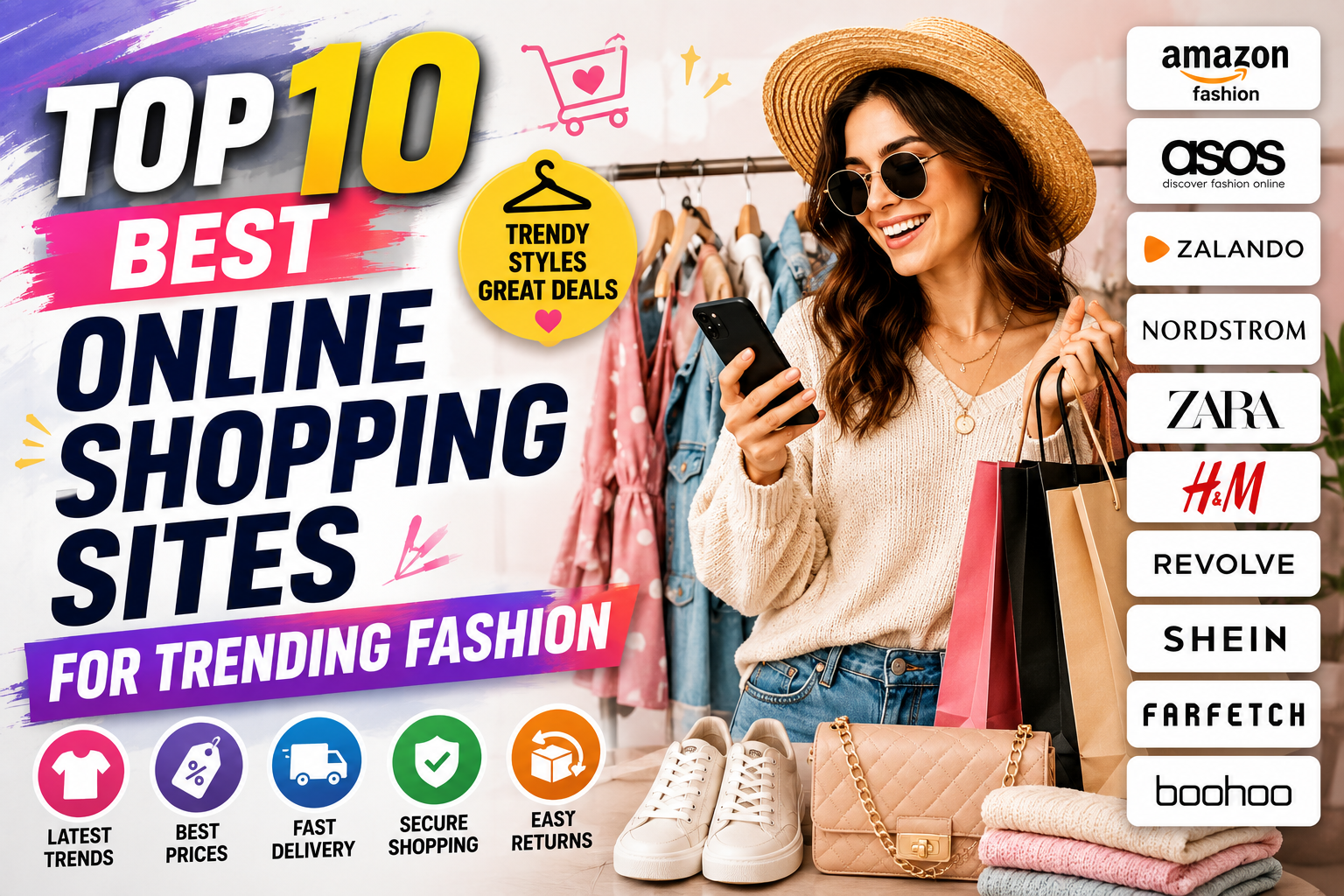 Top 10 Best Online Shopping Sites for Trending Fashion