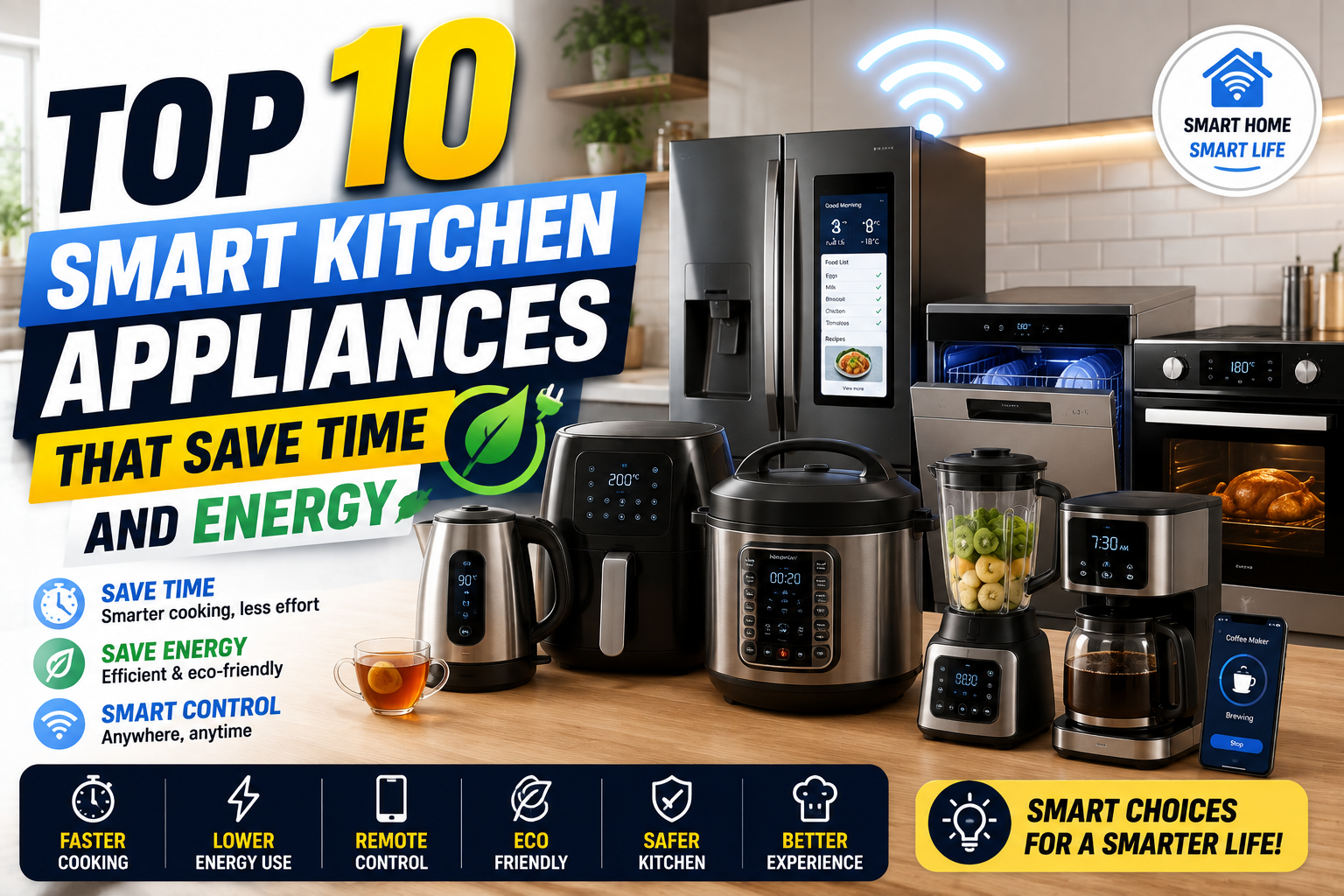 Top 10 Smart Kitchen Appliances That Save Time and Energy