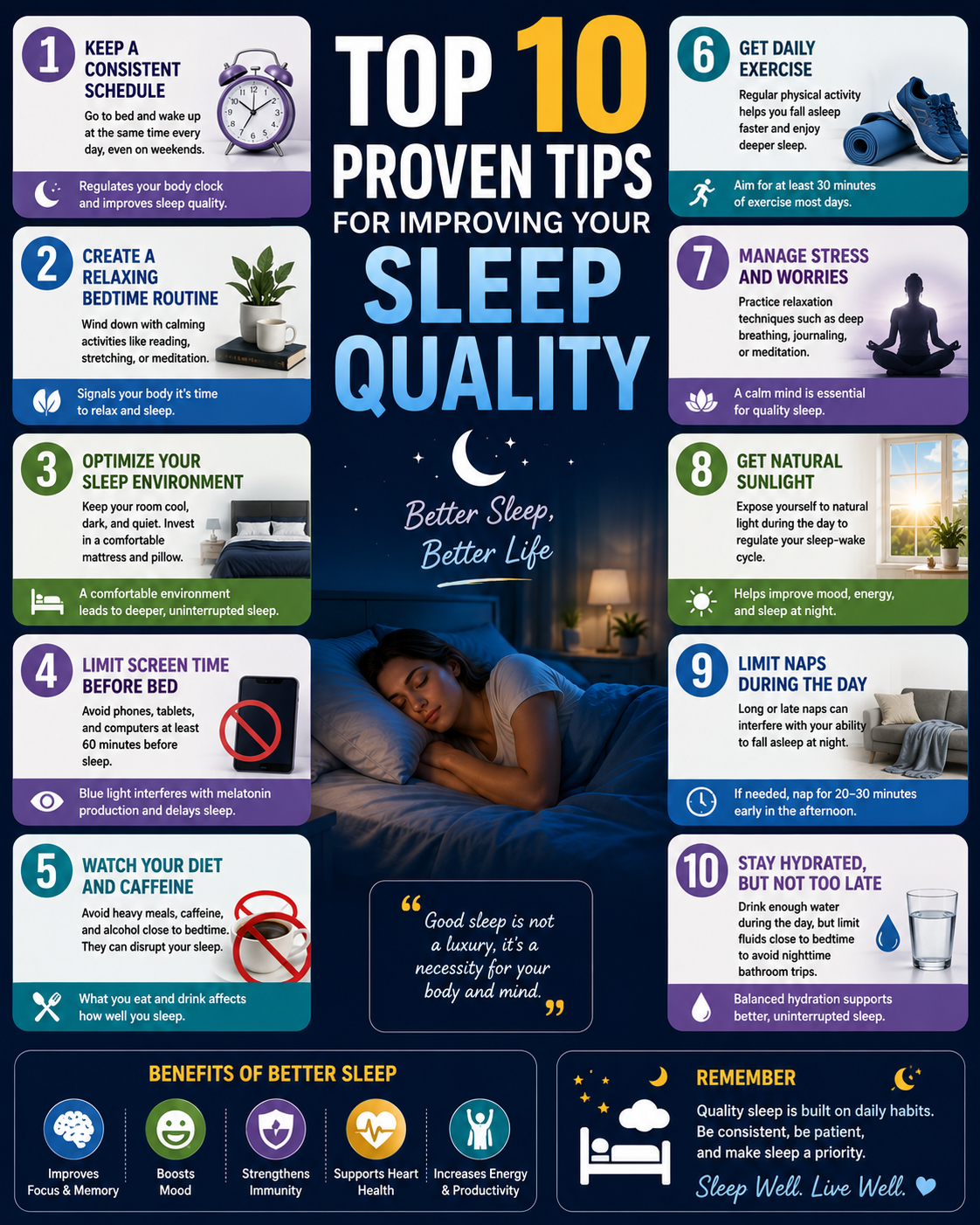 Top 10 Proven Tips for Improving Your Sleep Quality