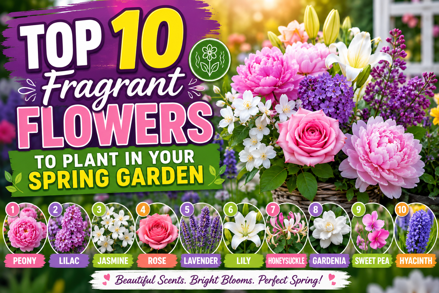 Top 10 Fragrant Flowers to Plant in Your Spring Garden