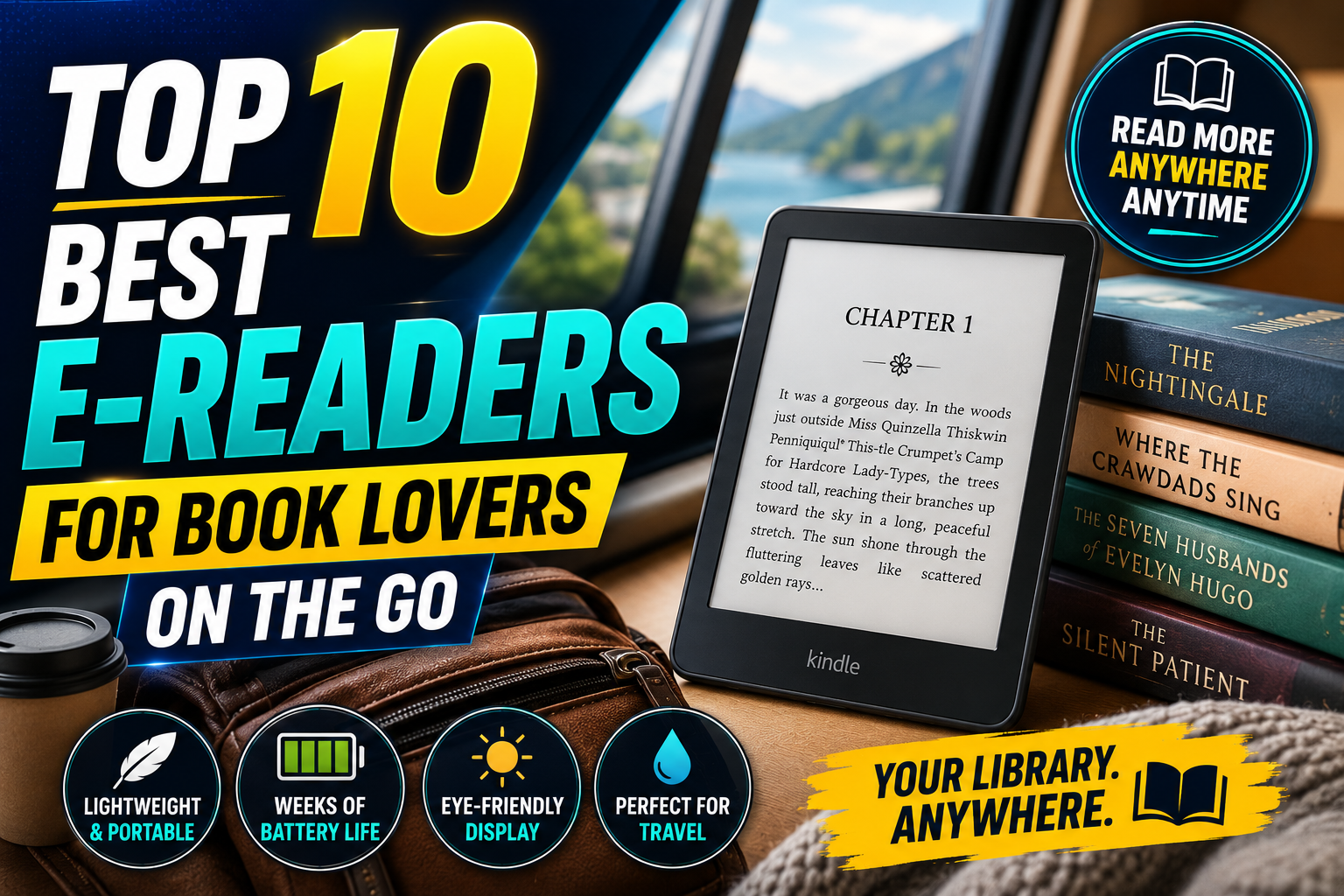 Top 10 Best E-Readers for Book Lovers on the Go
