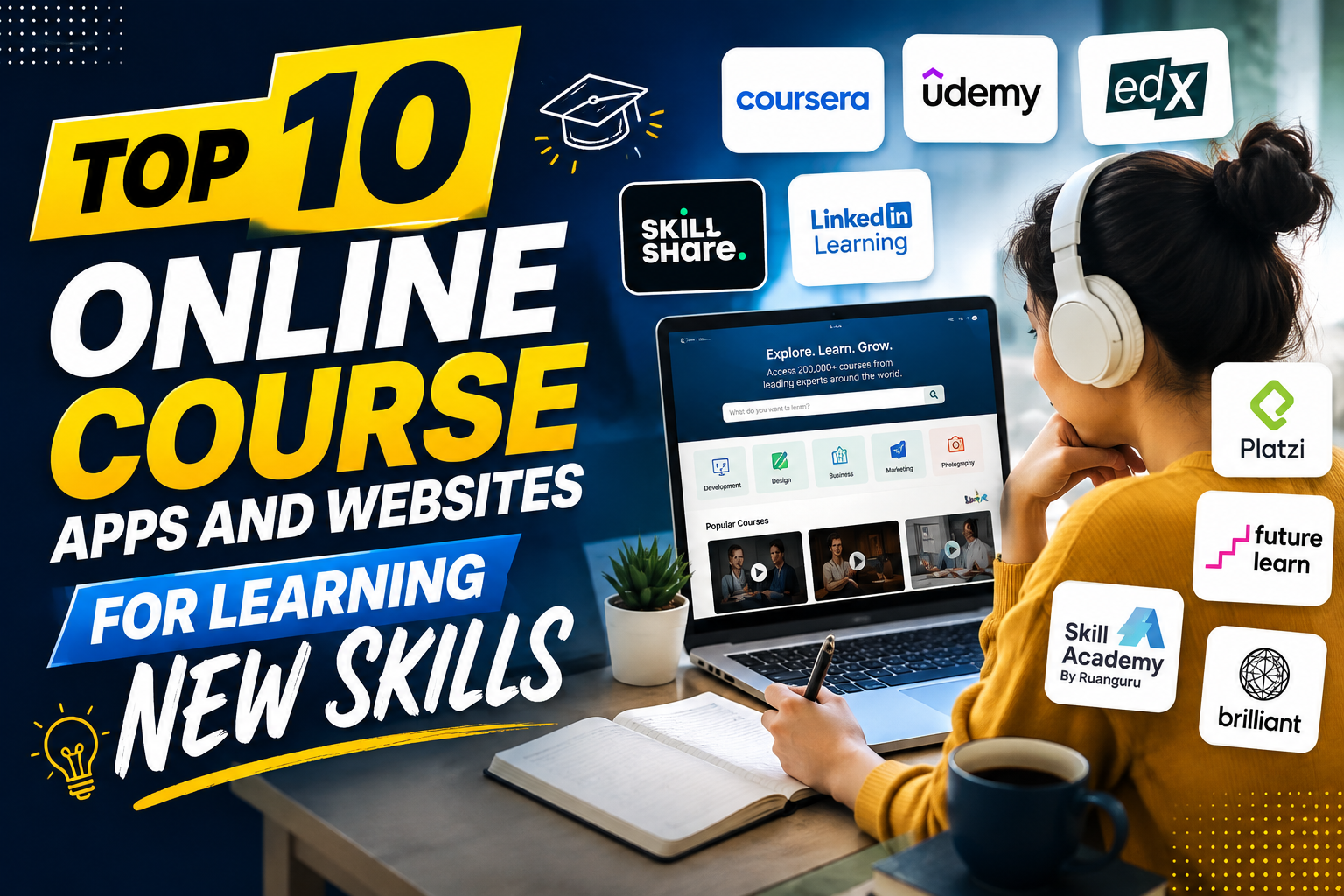 Top 10 Online Course Apps and Websites for Learning New Skills