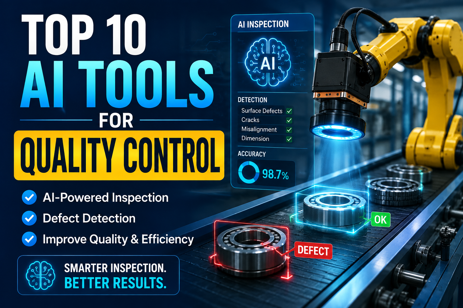 Top 10 AI Tools for Quality Control