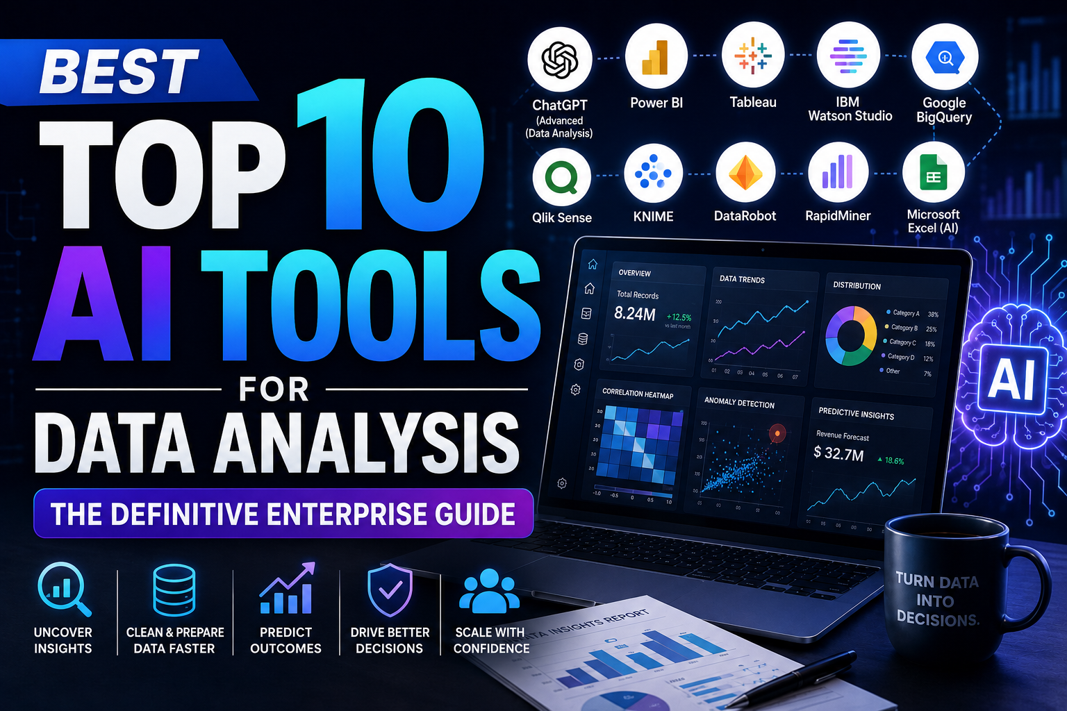 Best Top 10 AI Tools for Data Analysis: The Definitive Enterprise Guide