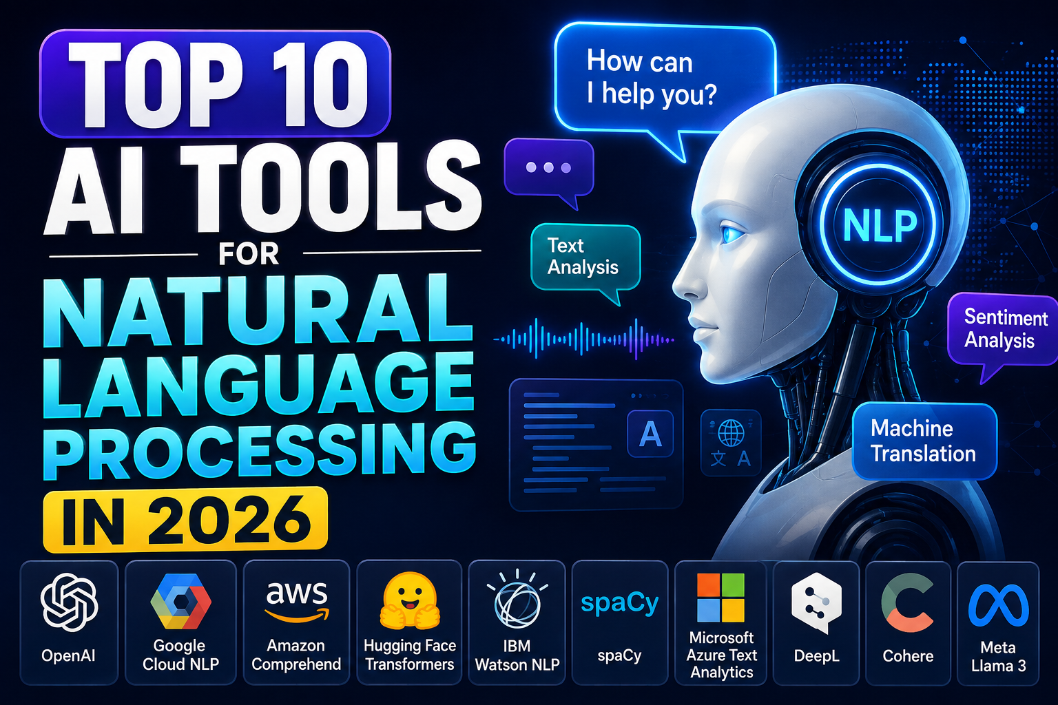 Top 10 AI Tools for Natural Language Processing in 2026