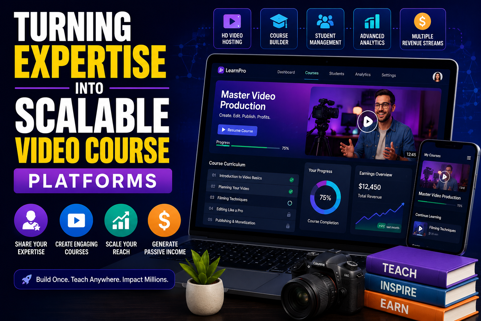 Turning Expertise into Scalable Video Course Platforms