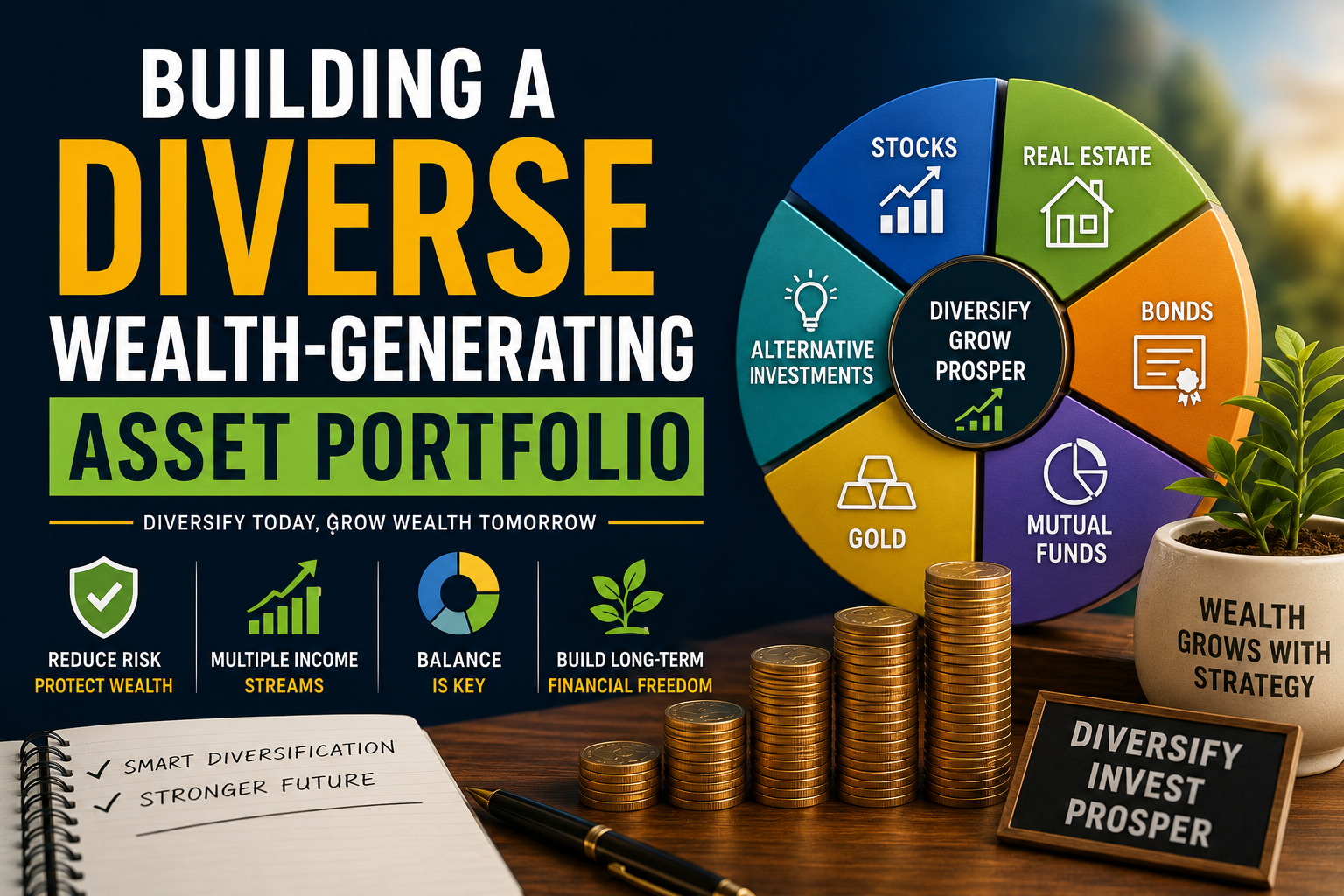 Building a Diverse Wealth-Generating Asset Portfolio: The Ultimate Strategy for Long-Term Financial Freedom