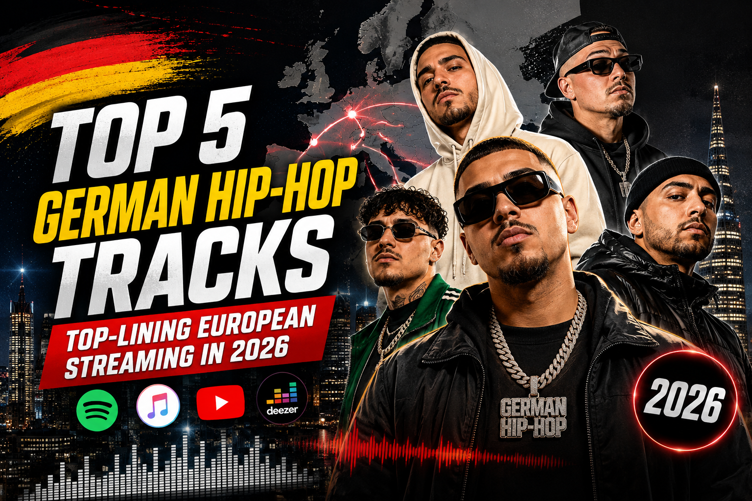 Top 5 German Hip-Hop Tracks Top-Lining European Streaming in 2026v