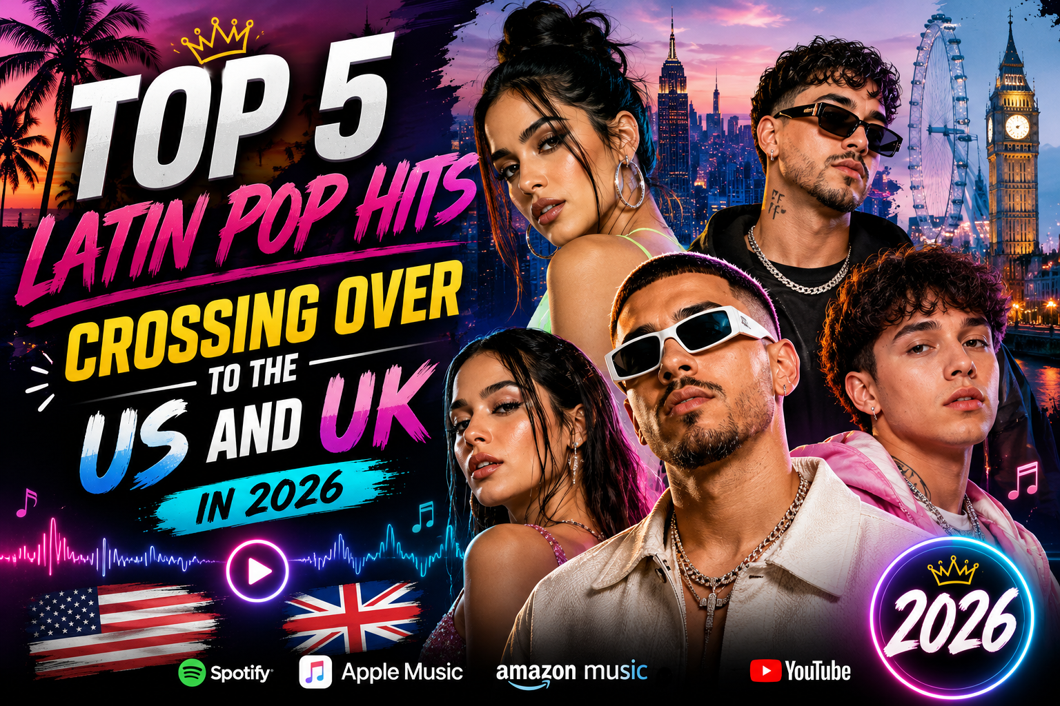 Top 5 Latin Pop Hits Crossing Over to the US and UK in 2026