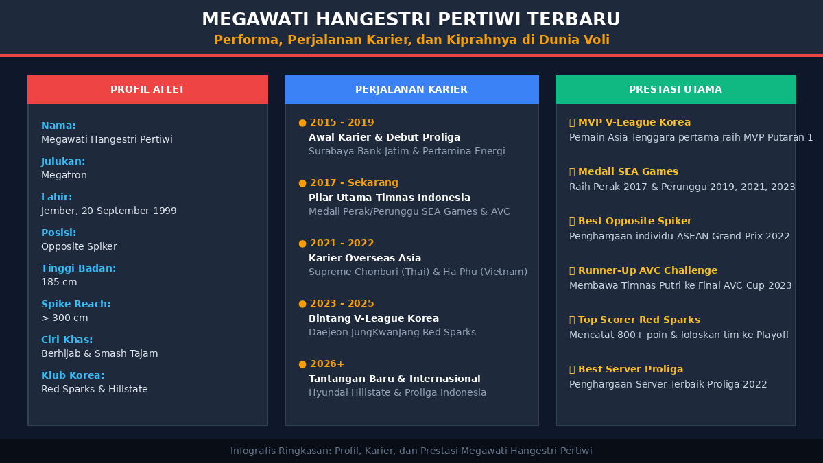 Megawati Hangestri Pertiwi Terbaru: Performa, Karier, dan Kiprahnya di Dunia Voli