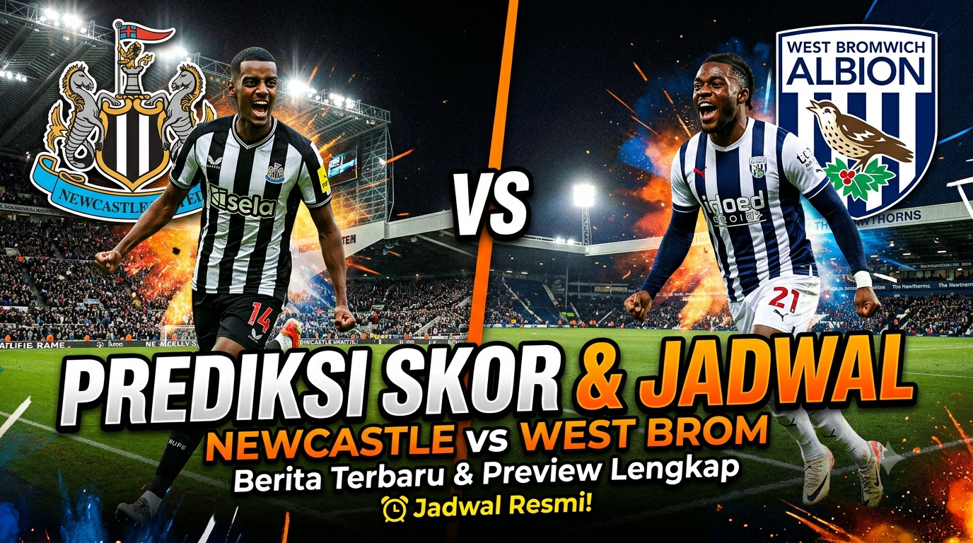 Newcastle vs West Brom: Simak Jadwal, Prediksi Skor, dan Berita Terbaru