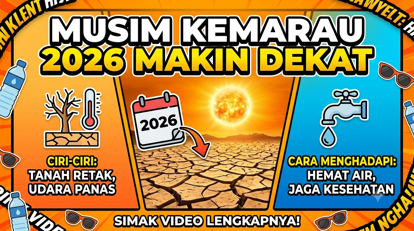 Musim Kemarau 2026 Makin Dekat, Simak Ciri-Ciri dan Cara Menghadapinya