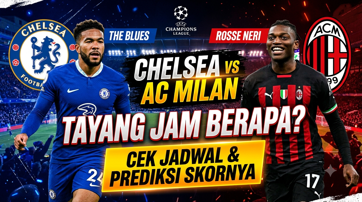 Chelsea vs AC Milan Tayang Jam Berapa? Cek Jadwal dan Prediksi Skornya