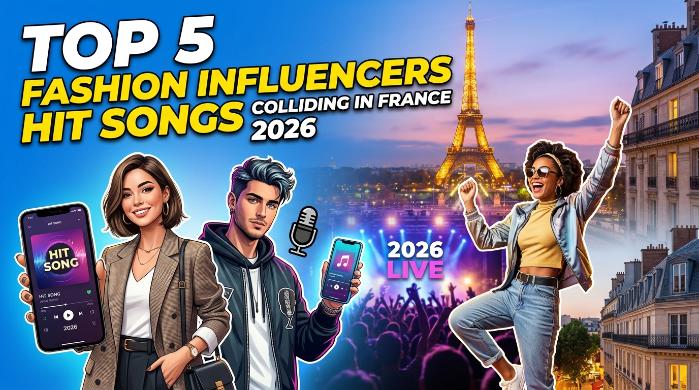 Top 5 Fashion Influencers and Hit Songs Colliding in France in 2026