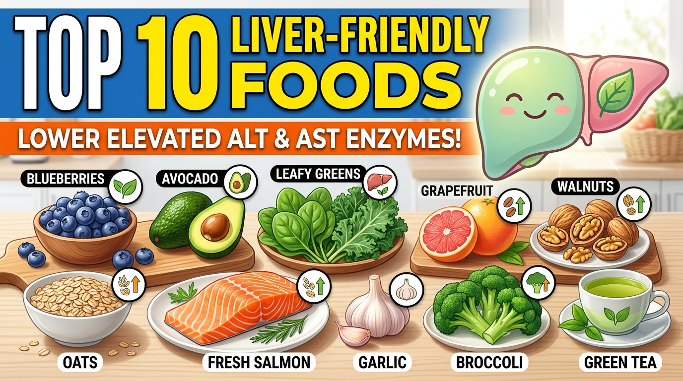 Top 10 Liver-Friendly Foods to Support Healthy ALT and AST Levels