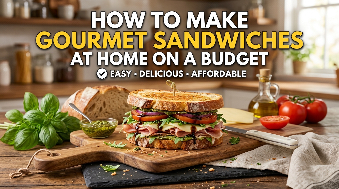 How to Make Gourmet Sandwiches at Home on a Budget