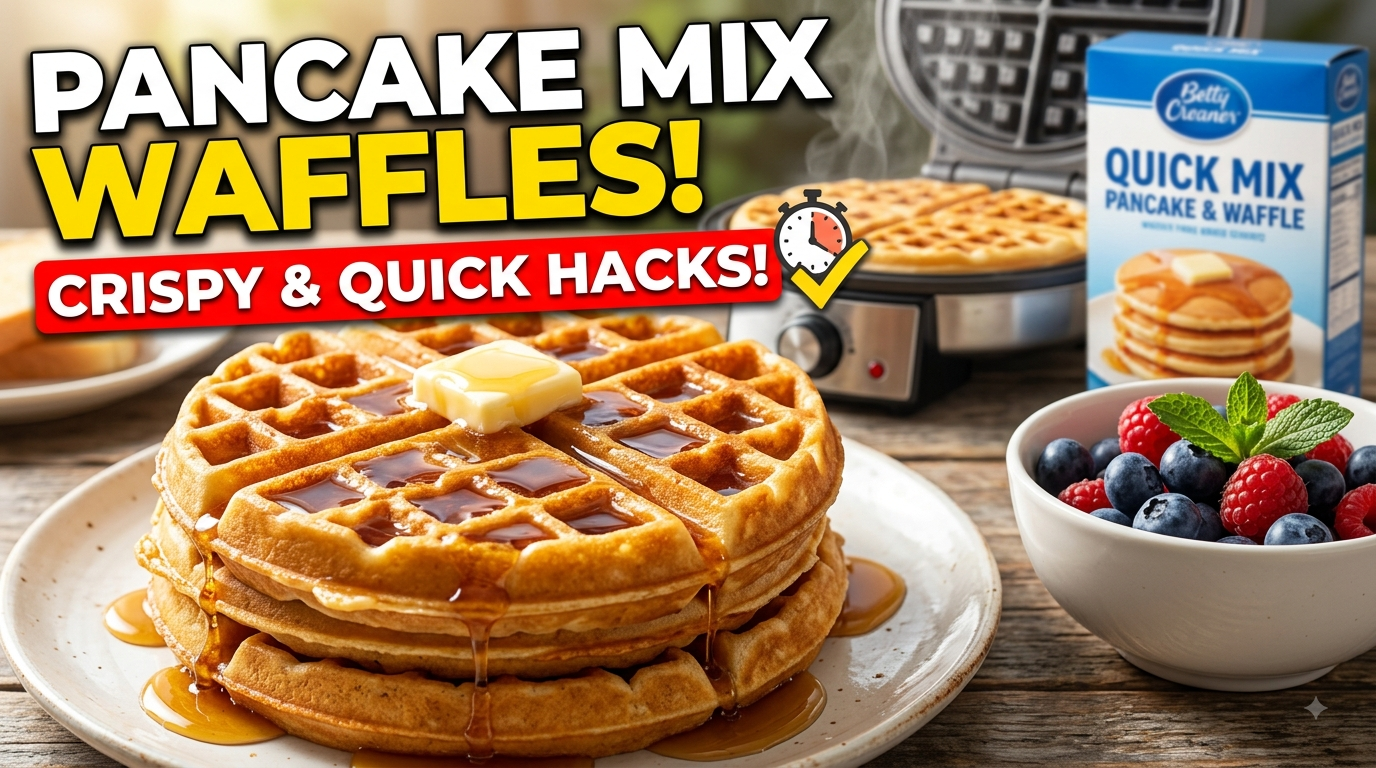 How to Make Waffles With Pancake Mix: Quick & Crispy Hacks