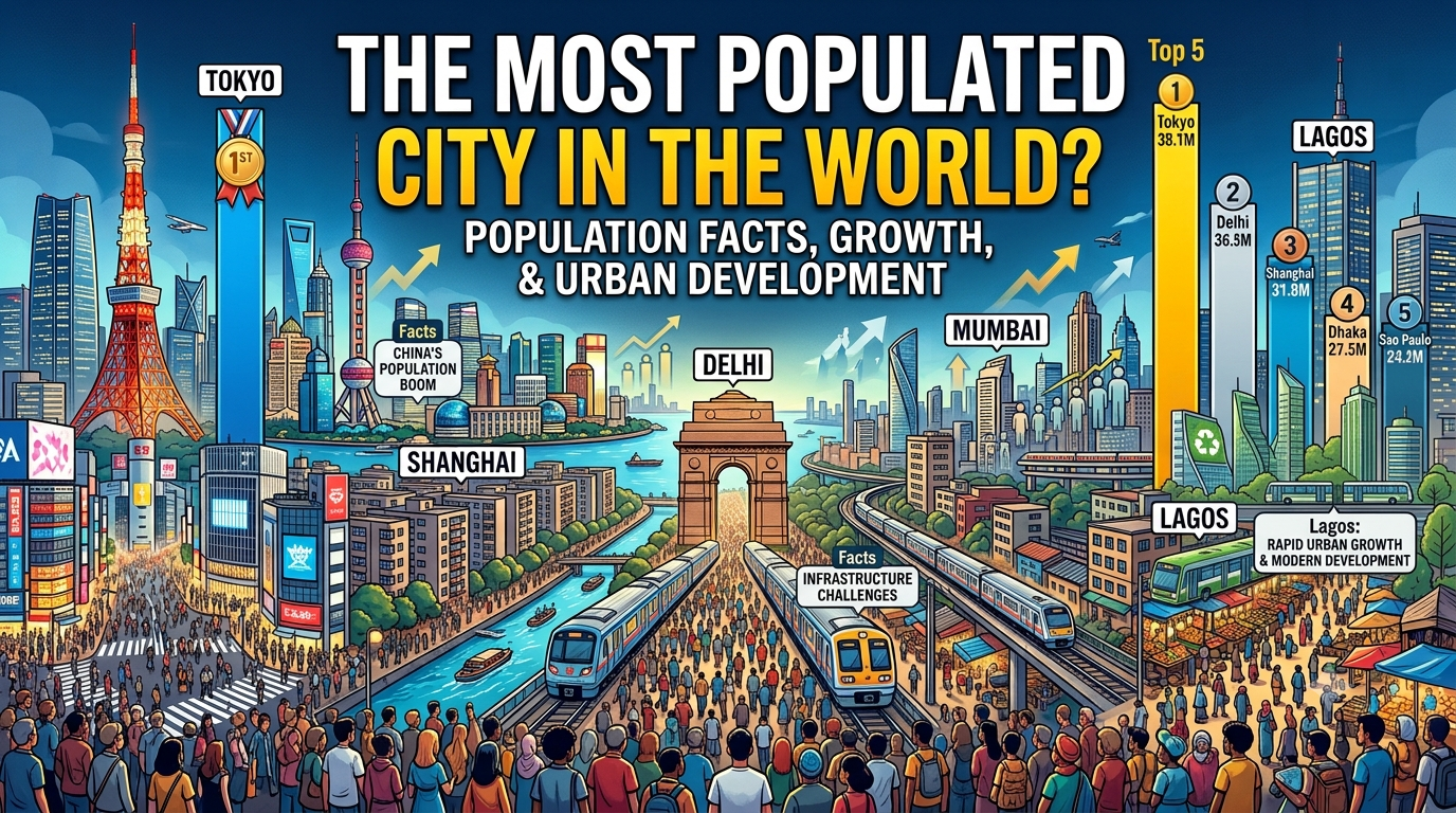 The Most Populated City in the World: Population Facts, Growth, and Urban Development
