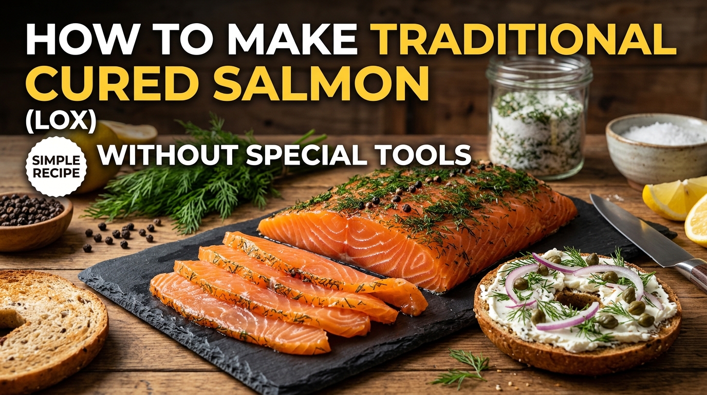 How to Make Traditional Cured Salmon (Lox) Without Special Tools