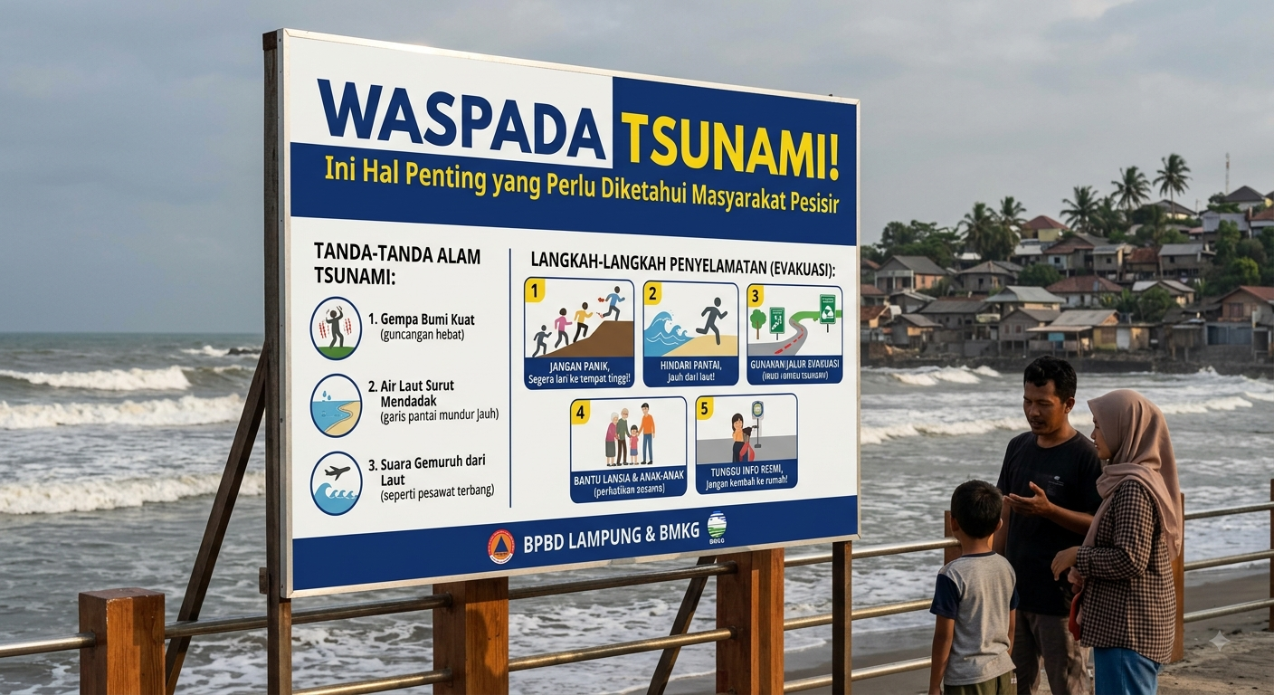 Waspada Tsunami! Ini Hal Penting yang Perlu Diketahui Masyarakat Pesisir