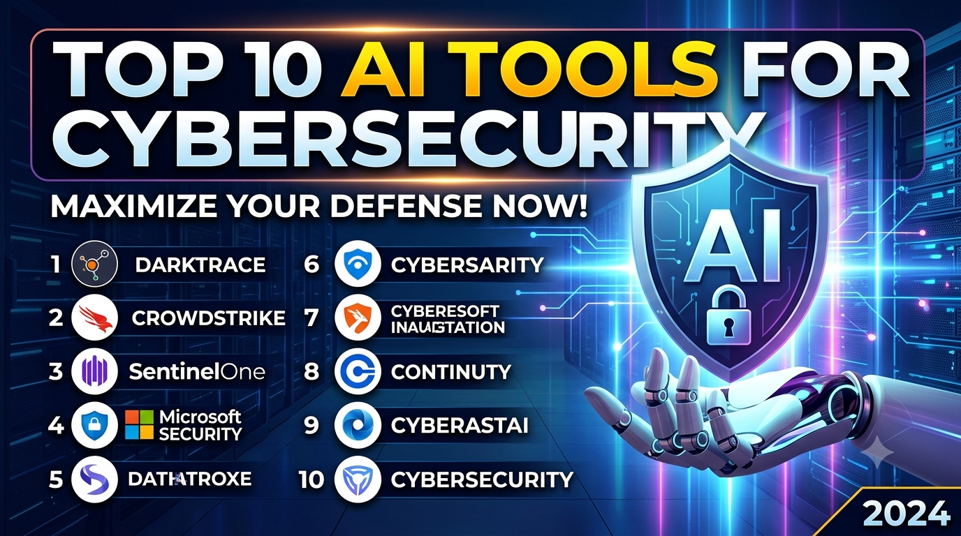 Top 10 AI Tools for Cybersecurity: The Ultimate Buyer's Guide