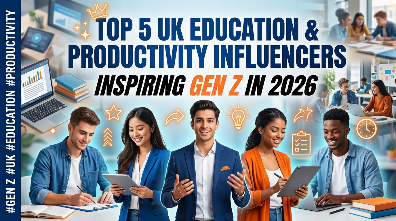 Top 5 UK Education & Productivity Influencers Inspiring Gen Z in 2026