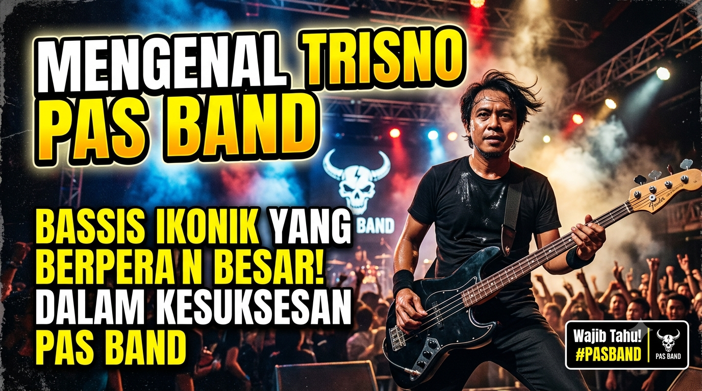Mengenal Trisno PAS Band, Bassis Ikonik yang Berperan Besar dalam Kesuksesan PAS Band