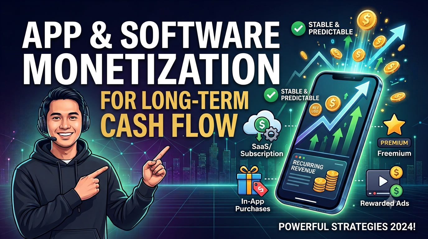 Monetizing Software and Mobile Apps for Long-Term Cash Flow