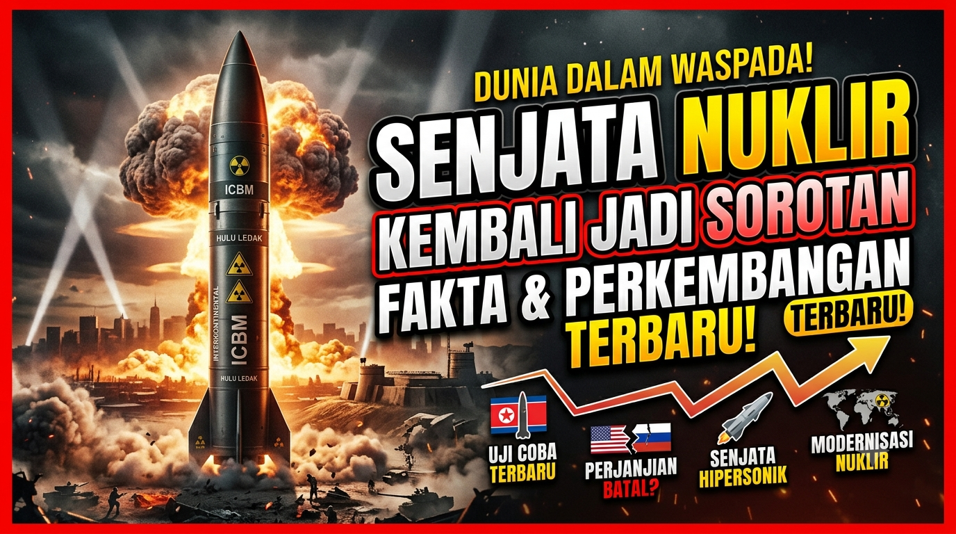 Senjata Nuklir Kembali Jadi Sorotan, Ini Fakta dan Perkembangan Terbarunya