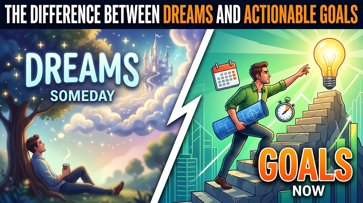 The Difference Between Dreams and Actionable Goals