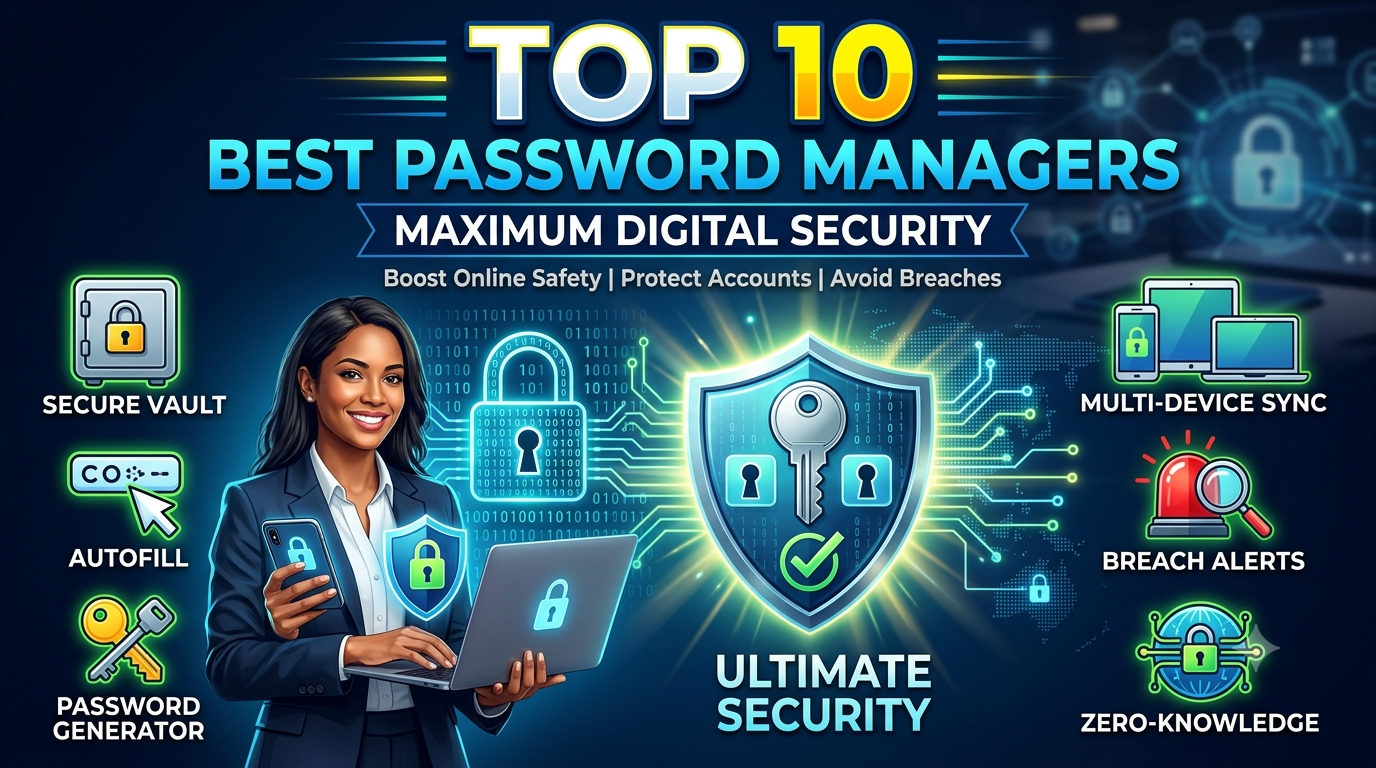 Top 10 Best Password Managers for Maximum Digital Security