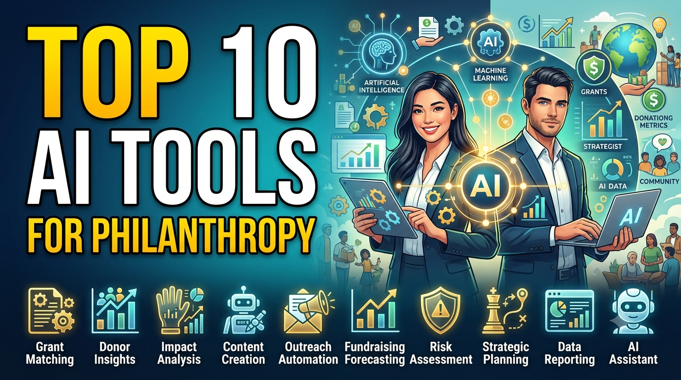 Top 10 AI Tools for Philanthropy: Transforming Giving and Social Impact