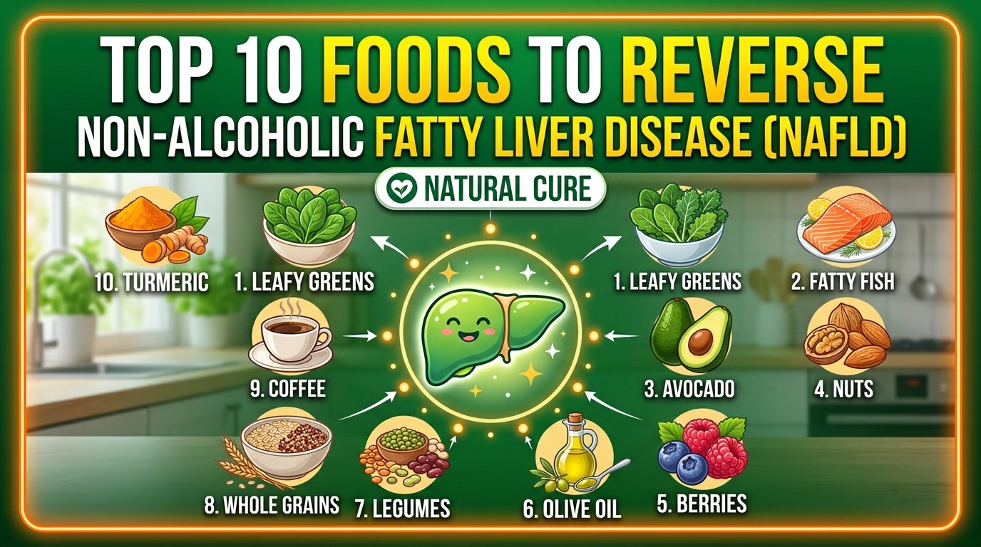 Top 10 Foods to Help Reverse Non-Alcoholic Fatty Liver Disease (NAFLD)