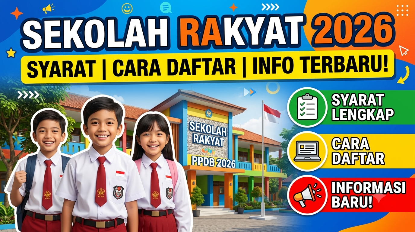 Sekolah Rakyat 2026: Syarat, Cara Daftar, dan Informasi Terbaru