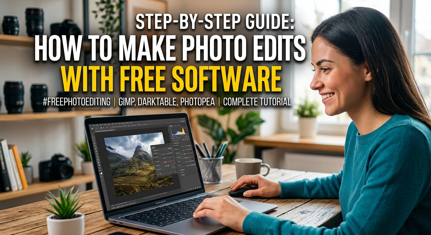 Step-by-Step Guide: How to Make Photo Edits With Free Software