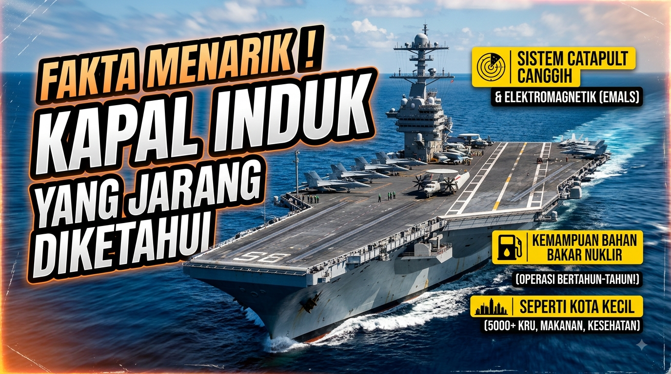Fakta Menarik Kapal Induk yang Jarang Diketahui