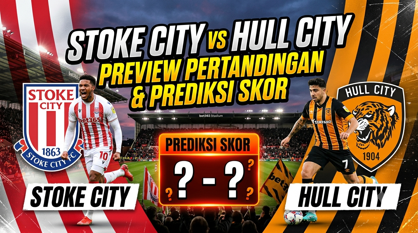 Stoke City vs Hull City: Preview Pertandingan dan Prediksi Skor