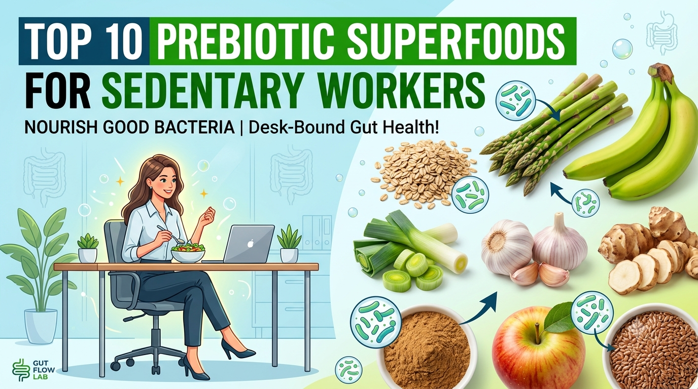 Top 10 Prebiotic Superfoods to Nourish Good Bacteria in Sedentary Workers