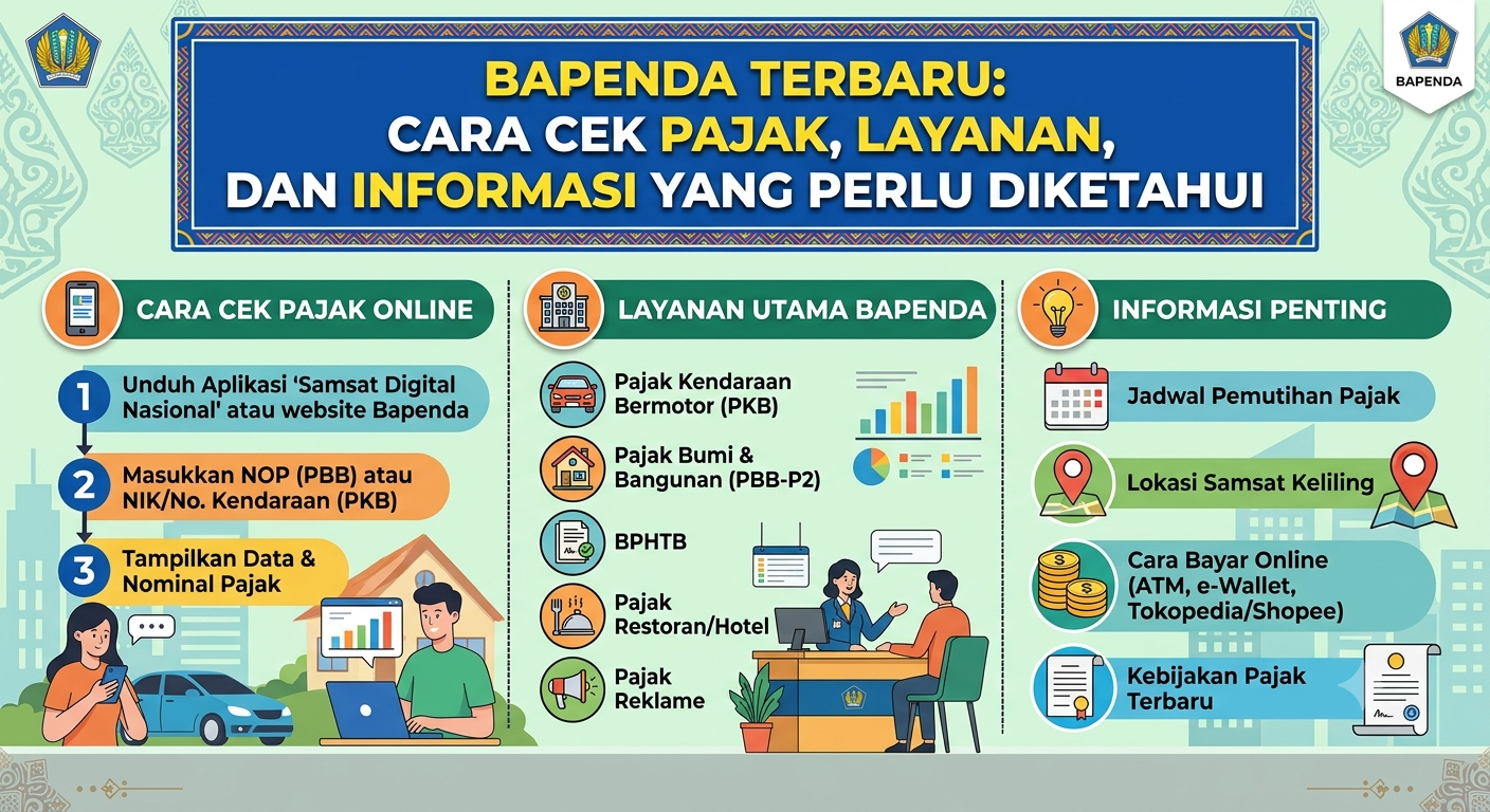 Bapenda Terbaru: Cara Cek Pajak, Layanan, dan Informasi yang Perlu Diketahui