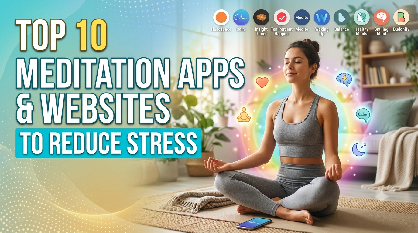 Top 10 Meditation Apps and Websites to Reduce Stress