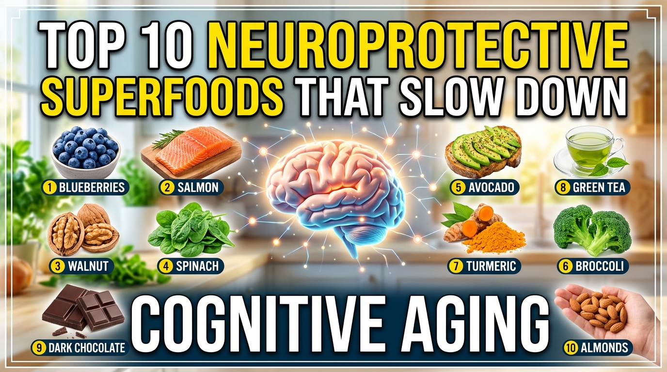 Top 10 Neuroprotective Superfoods That Support Healthy Cognitive Aging
