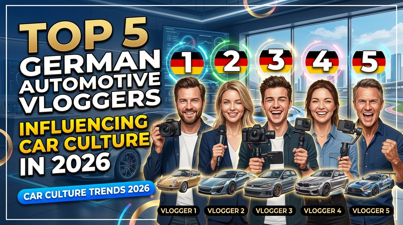 Top 5 German Automotive Vloggers Influencing Car Culture in 2026