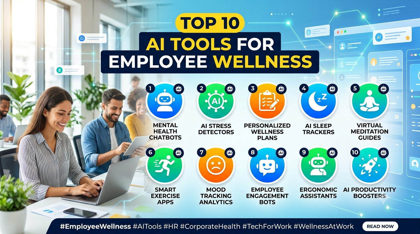 Top 10 AI Tools for Employee Wellness