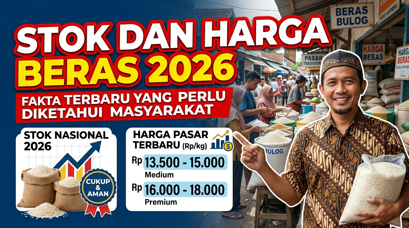 Stok dan Harga Beras 2026: Fakta Terbaru yang Perlu Diketahui Masyarakat