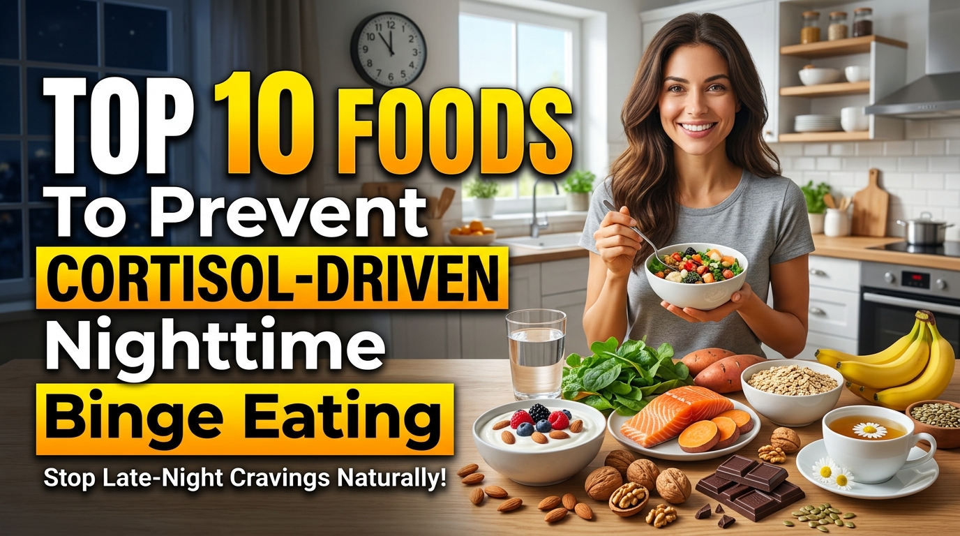 Top 10 Foods to Support Healthy Eating When Stress Triggers Nighttime Hunger